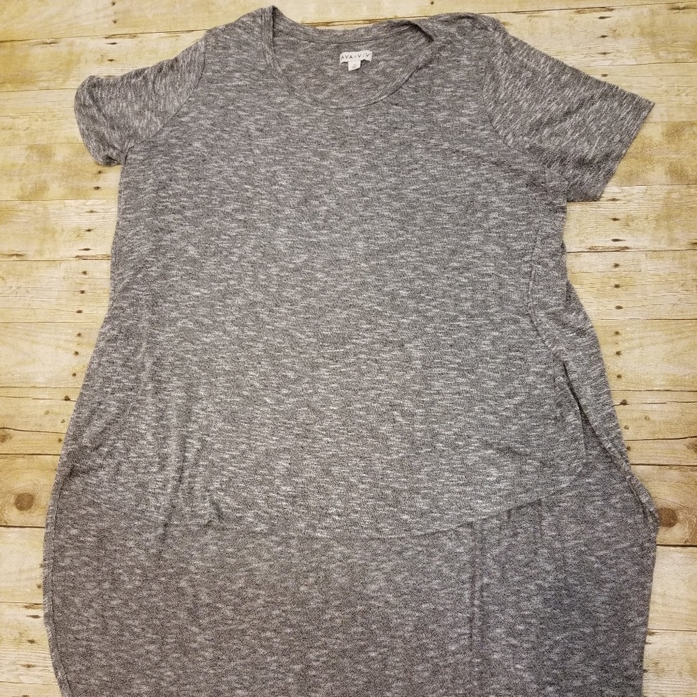 Short Sleeve Shirt Grey/White size 4x